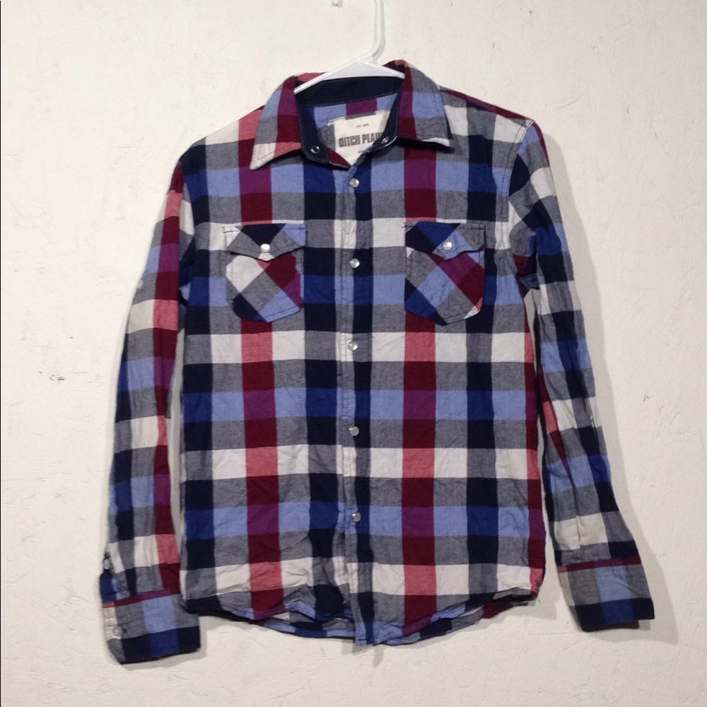 Ditch Plains | Plaid Button Down Shirt 10/12